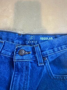 George Medium Blue Denim Jeans - Classic Four-Pocket